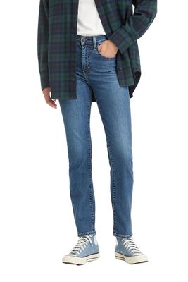 Jeans Mujer 724 High Rise Straight Azul Levis 18883-0204