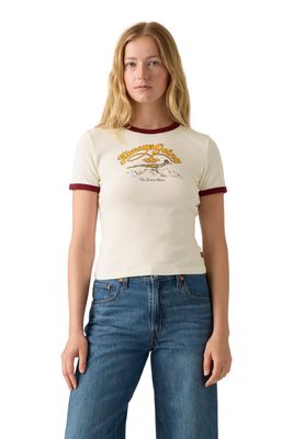 Polera Mujer Graphic Ringer Rickie Blanco Levis A3519-0027