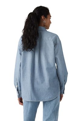 Imagen 2 del producto Blusa Mujer Harlie Boyfriend Shirt Azul Levis 001HM-0021