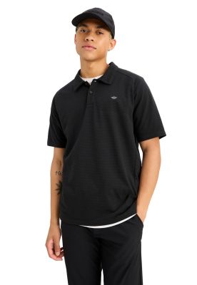 Polera Hombre Polo Go Raglan Regular Fit Negro A8826-0001