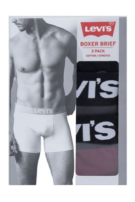 Imagen 2 del producto Boxer Hombre Brief Liso 3 Pack Multicolor Levis 37453-0928