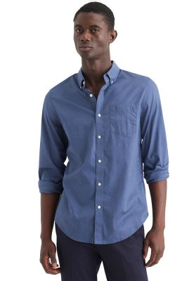 Camisa Hombre Stain Defender Classic Fit Azul Print A4252-0039