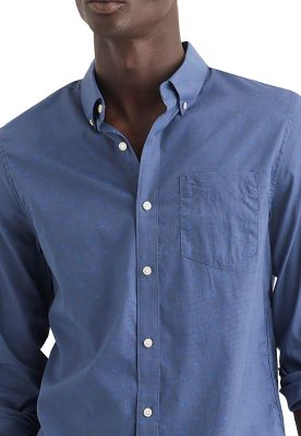 Imagen 2 del producto Camisa Hombre Stain Defender Classic Fit Azul Print A4252-0039
