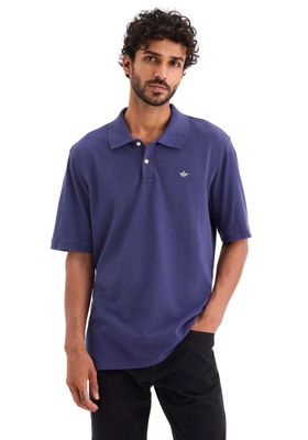 Polera Hombre Polo Piqué Regular Fit Azul A6925-0031