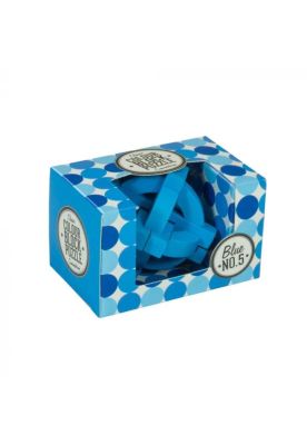 Blue N°5 Puzzle - Colour Block Conundrum Puzzle de Madera