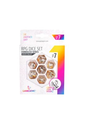 Set 7 Dados Rol Embraced Death Valley