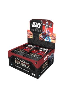 Star Wars Unlimited Twilight Of The Republic Display 24 Sobres Inglés
