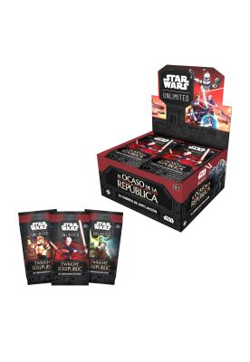 Imagen 2 del producto Star Wars Unlimited Twilight Of The Republic Display 24 Sobres Inglés