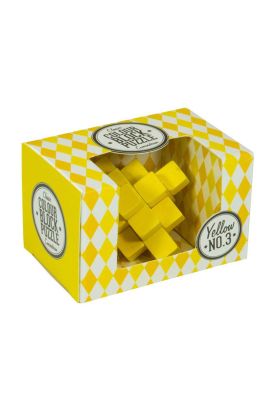 Yellow N°3 Puzzle - Colour Block Conundrum Puzzle de Madera
