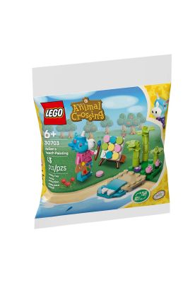 Lego Bolsa Animal Crossing Pintando en la playa con Azulino (30703)