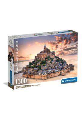 Puzzle Rompecabezas Clementoni 1500 - The Mont Saint-Michel Rising