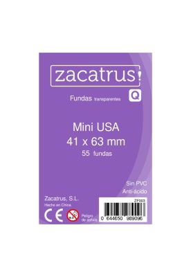 Imagen 2 del producto Fundas Zacatrus Mini USA/American (41 x 63) (55 uds)