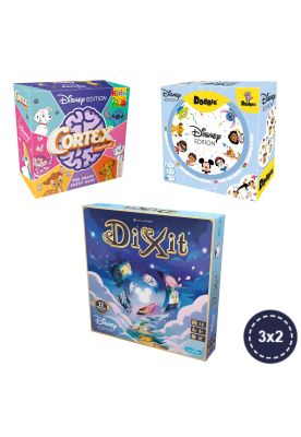 Pack Disney - Dixit + Dobble + Cortex