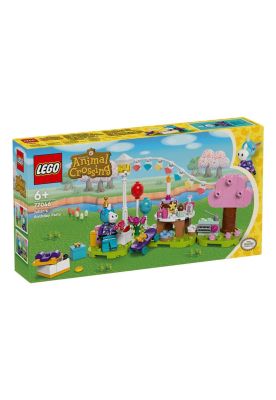 Lego Animal Crossing Fiesta de cumpleaños de Azulino