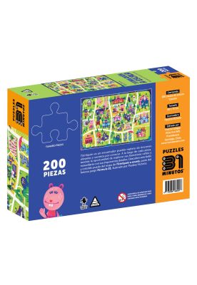 Imagen 2 del producto Puzzle Rompecabezas 31 Minutos 200 piezas - Titirilquén a Escala