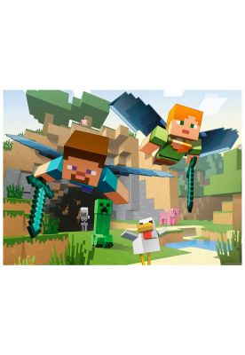 Imagen 2 del producto Puzzle Rompecabezas Ravensburger Minecraft 200 piezas XXL - Aventuras