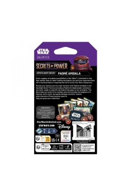 Imagen 2 del producto Star Wars Unlimited Secrets of Power Spotlight Padmé Amidala Deck Español