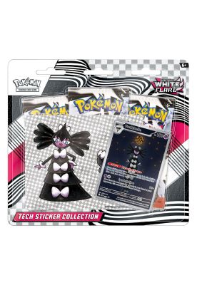 Pokémon White Flare Tech Sticker Blister Español