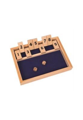 Imagen 2 del producto Shut the Box - Wooden Games Workshop