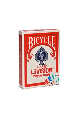 Naipe Bicycle Low Vision Rojo