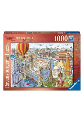 Puzzle Rompecabezas Ravensburger 1000 - Arround The World in 80 Days