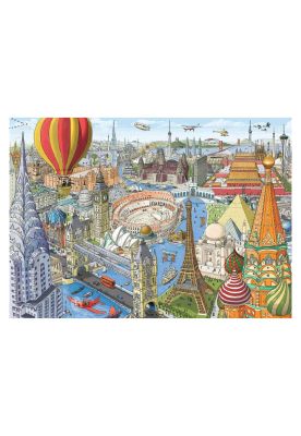 Imagen 2 del producto Puzzle Rompecabezas Ravensburger 1000 - Arround The World in 80 Days