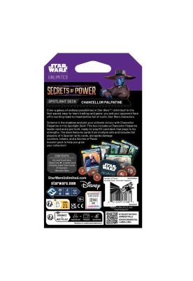 Imagen 2 del producto Star Wars Unlimited Secrets of Power Spotlight Chancellor Palpatine Deck Inglés