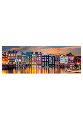 Imagen 2 del producto Puzzle Rompecabezas Clementoni 1000 - Bright Amsterdam (Panorama)