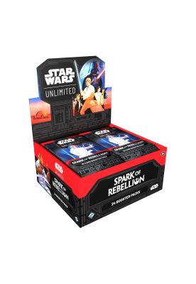 Star Wars Unlimited Spark of Rebellion Display 24 Sobres Inglés