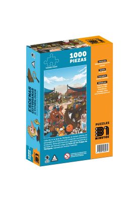 Imagen 2 del producto Puzzle Rompecabezas 31 Minutos 1000 piezas - Escenas Cotidianas de Titirilquén