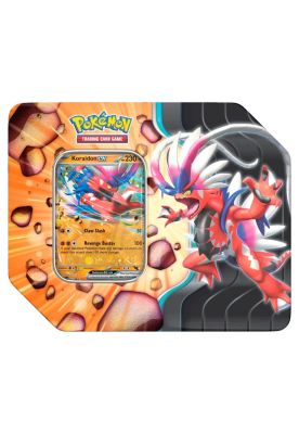 Pokémon Slashing Legends Koraidon ex Tin Inglés