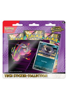 Imagen 1 del producto Pokémon Mega Evolution Ascended Heroes Gastly Tech Sticker Blister Español