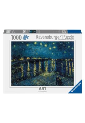 Puzzle Rompecabezas Ravensburger 1000 - The Starry Night Over the Rhone, Van Gogh (Art Collection)
