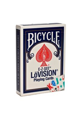 Naipe Bicycle Low Vision Azul