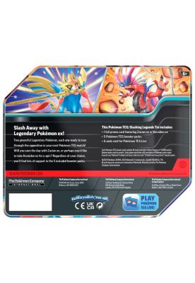 Imagen 2 del producto Pokémon Slashing Legends Zacian ex Tin Inglés