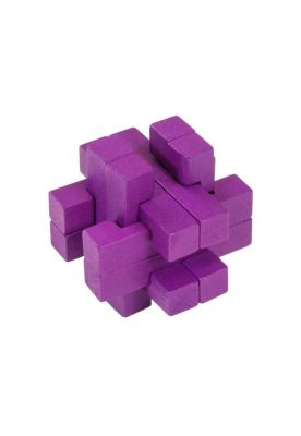 Imagen 2 del producto Purple N°6 Puzzle - Colour Block Conundrum Puzzle de Madera
