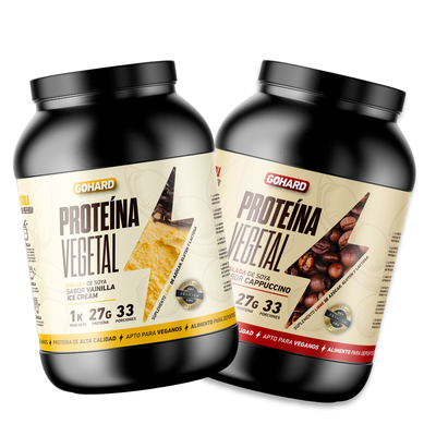 Pack 2 proteinas Gohard - Vainilla  - Cappuccino