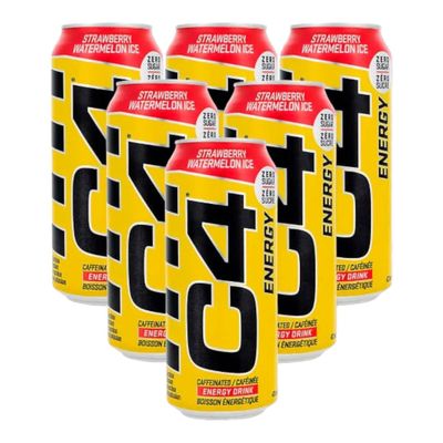 pack 6 energeticas c4 473ml  c/u cellucor - Strawberry watermelon