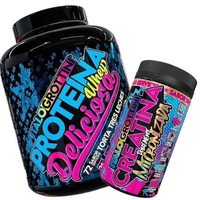 PROTEINA WHEY DELICIOSA TORTA 3 LECHES + CREATINA 40 SV SIN SABOR