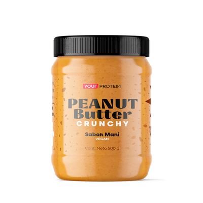 Imagen 1 del producto MANTEQUILLA DE MANI CRUNCHY 500GR - YOUR PROTEIN