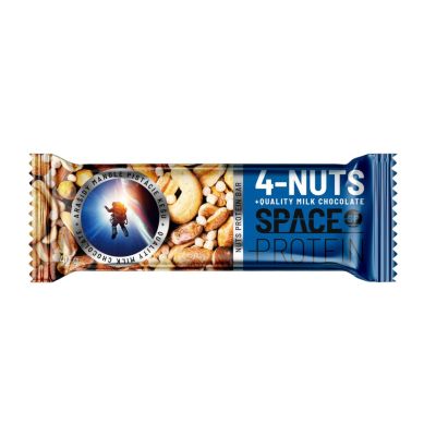 Imagen 2 del producto BOX 30 BARRAS 4 NUTS 40GR - SPACE PROTEIN
