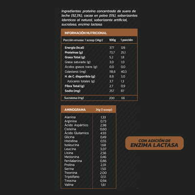 Imagen 2 del producto PROTEINA WHEY 1,1KG 35 PORCIONES- ZEIN