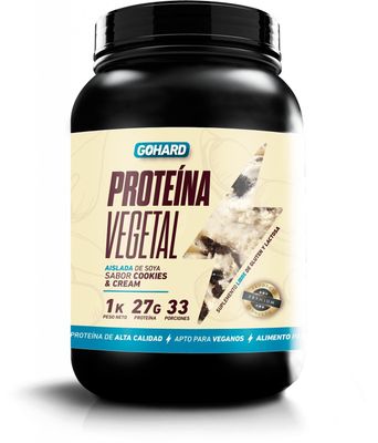 Imagen 1 del producto PROTEÍNA VEGETAL - 33 SERVICIOS - GOHARD COOKIES & CREAM