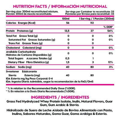 Imagen 2 del producto PROTEINA HIDROLIZADA DULCE DE LECHE 2,3 LB + CREATINA 40 SV CANDY POP