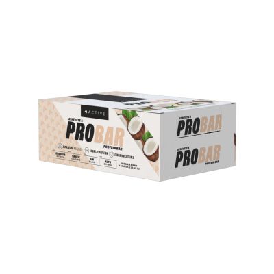 BOX 16 BARRAS PROBAR PROTEIN BAR COCO - 4ACTIVE