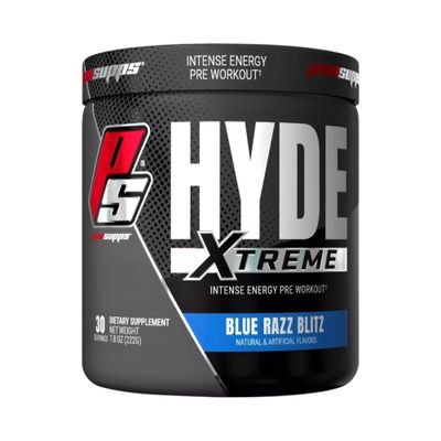 PRE ENTRENO HYDE XTREME BLUE RAZZ BLITZ 30SV 270G - PROSUPPS
