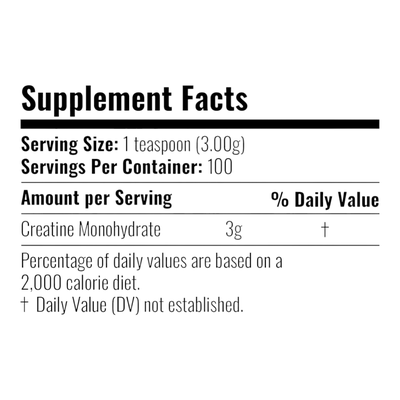 Imagen 2 del producto CREATINA MONOHIDRATADA 300GR 100 SERVICIOS – INNER ARMOUR