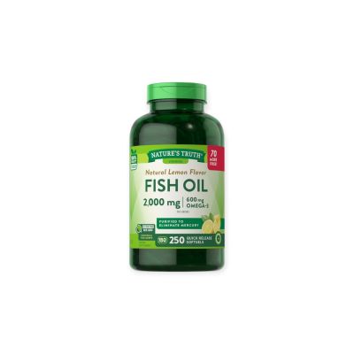Imagen 1 del producto OMEGA 3 FISH OIL 2000MG 250 CAPS - NATURE'S TRUTH