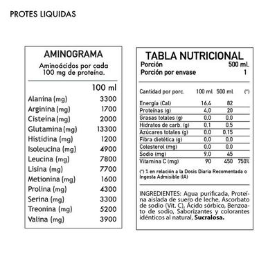 Imagen 2 del producto Proteína líquida  Whey Protein naranja 500 cc