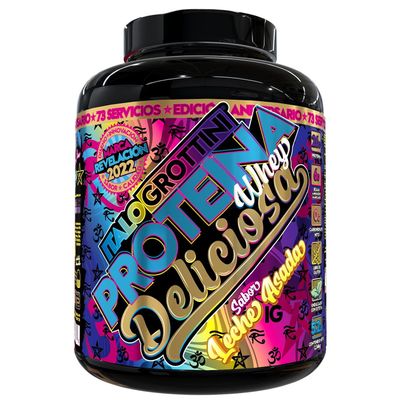 Proteina whey  deliciosa 5 libras leche asada - Italo Grottini